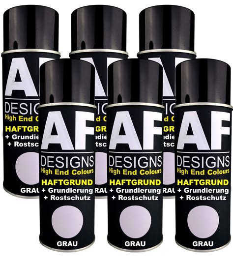 6x Haftgrund Grau Spraydose Grundierung Rostschutz Autolack Primer Ebay