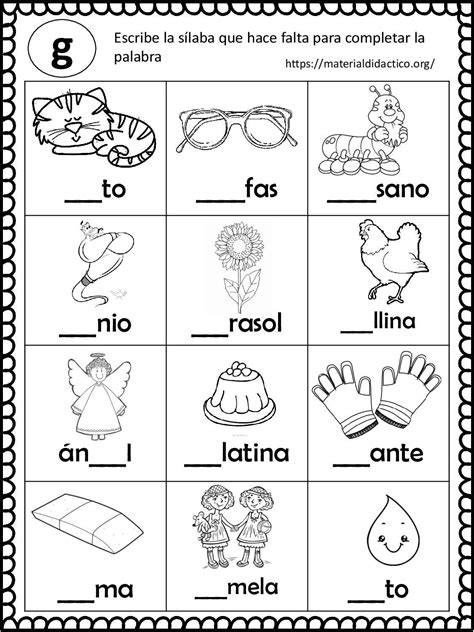 Cuadernillo De Actividades De Lenguaje Para Kinder By Nikkol Sanhueza