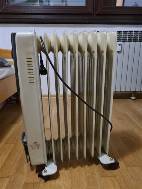 Uljni električni radijator 9 rebara One 1500 W