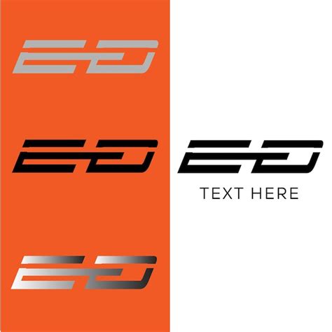 Dise O De Logotipo De Letra Inicial Ed Vector Premium