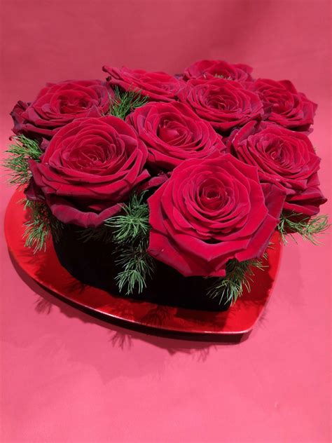 Cuore Di Rose Rosse Blooms Shop