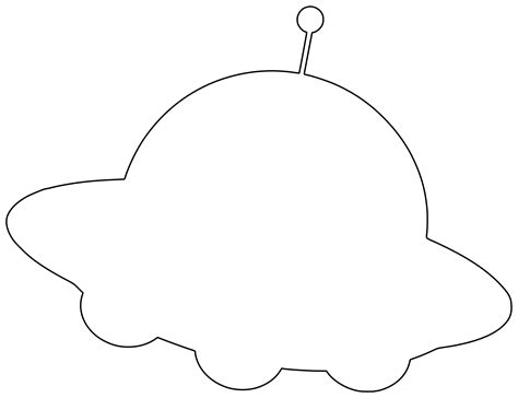 Shape Of Ufo Free Printable Papercraft Templates