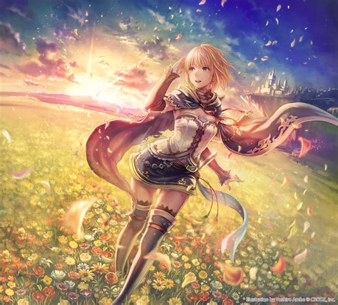 Wallpaper Illustration Women Anime Field Mythology Screenshot