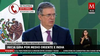 Ebrard Inicia Gira Por Medio Oriente E India Para Atraer Inversiones