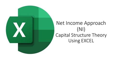 Net Income Ni Approach Youtube