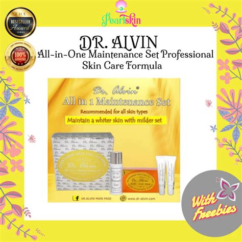 Pearl Skin Dr Alvin All In One Maintenance Set Professional Skin Care