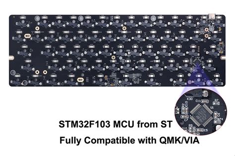 Gk Pro Custom Mechanical Keyboard Kit Rgb Switch Leds Hot Swappi Kprepublic