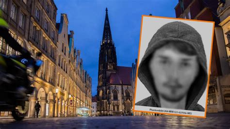 Versuchte Vergewaltigung in Münster Polizei sucht Täter mit Phantombild