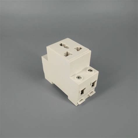 AC30 3 Pin Plug 35mm Din Rail Mount Modular Socket 10 16A 250V