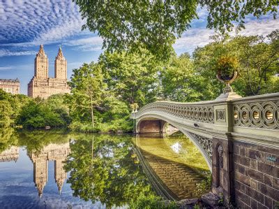 Bow Bridge Central Park New York City Jigsaw Puzzle In Bridges