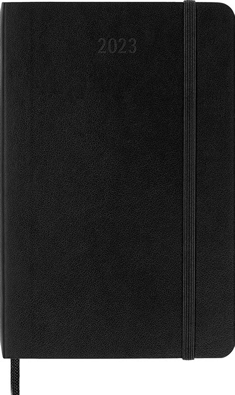 Moleskine 2023 Daily Diary Planner Pocket Soft Cover Black By