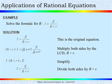 Rational Equations