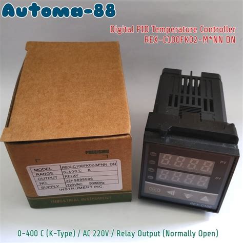 Jual Rex C100 Output Relay Digital PID Temperature Controller AC 220V