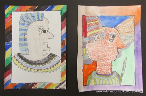 Color Collage And Much More Ancient Egyptian Portraits Made Modern