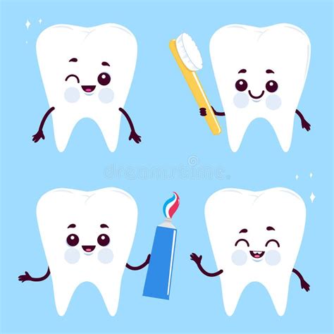 Cartoon Toothbrush Toothpaste Stock Illustrations 10 917 Cartoon