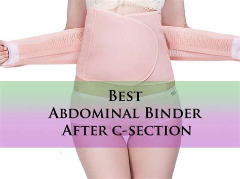 Best Postpartum Girdle Abdominal Binder After C Section Belly Wrap