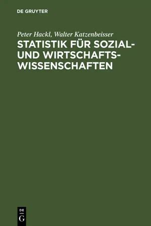 Pdf Statistik F R Sozial Und Wirtschaftswissenschaften De Peter