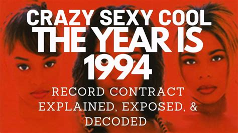 Tlc Left Eye Crazy Sexy Cool And Their Record Contract Explained Exposed Decoded Youtube