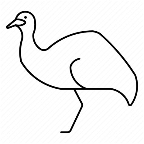 Common Rhea Nandu Bird Animal Wild Icon Download On Iconfinder