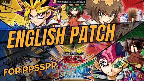 Yu Gi Oh ARC V Tag Force Special English Patched PSP ISO YouTube