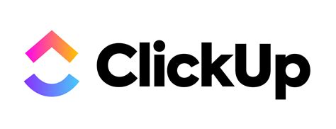 ClickUp logo landscape transparent PNG - StickPNG