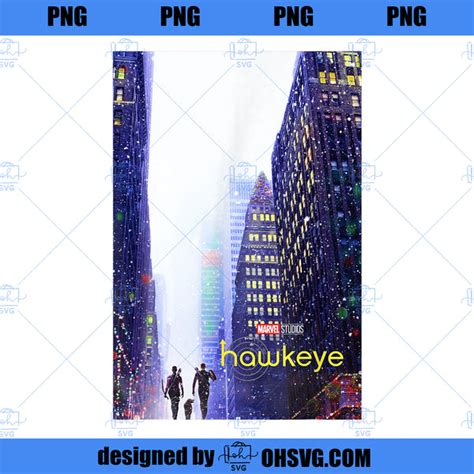 Marvel Hawkeye Disney Plus Group Shot Cityscape Poster PNG, Marvel PNG ...