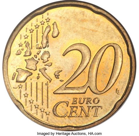 20 Euro Cents 1st Map Reverse Mule Eurozona Numista