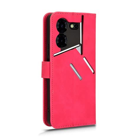 For Tecno Pova Pro Skin Feel Magnetic Flip Leather Phone Case Rose