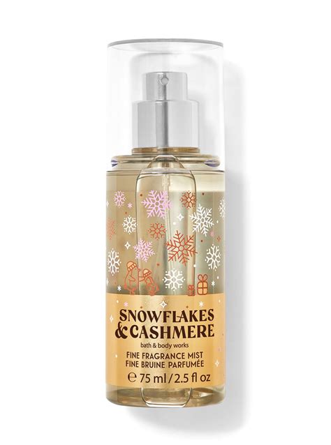 Snowflakes Cashmere Travel Size Fine Fragrance Mist Bath And Body Works