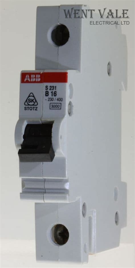 ABB - S231 1001R0165 - 16a Type B Single Pole MCB New