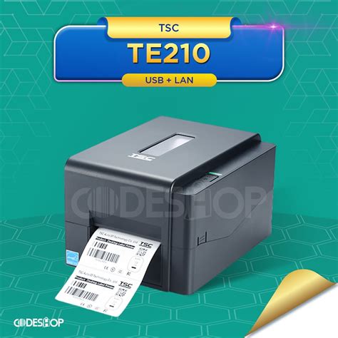 Jual Printer Thermal Transfer TSC TE 210 Cetak Resi Label Harga Toko