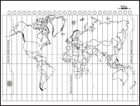 Mapa De Los Husos Horarios Para Colorear Imagui Porn Sex Picture