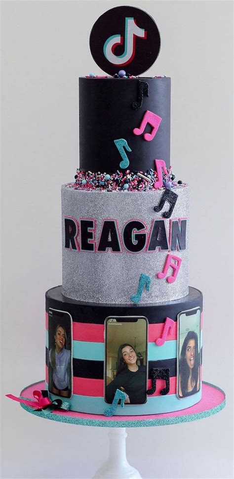 Pretty Cake Designs For Any Celebration Black Blue And Pink TikTok