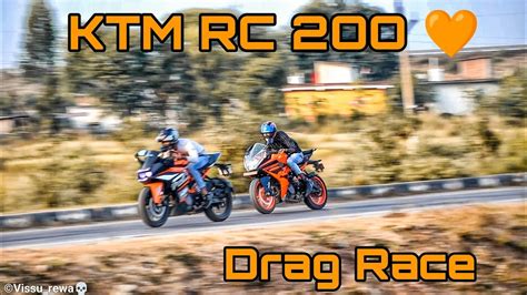 Ktm Rc 200 Old Vs Ktm Rc 200 New Generation Drag Race Youtube