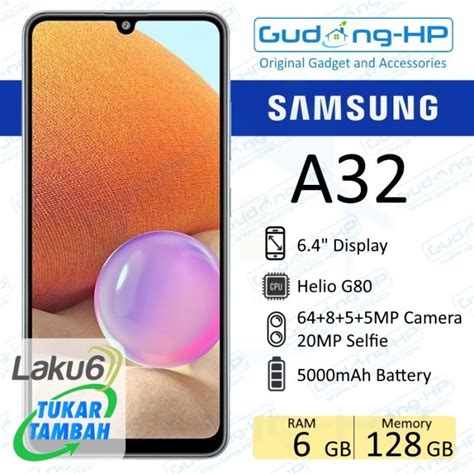 Jual Samsung Galaxy A32 6 128 GB Garansi Resmi SEIN Shopee Indonesia