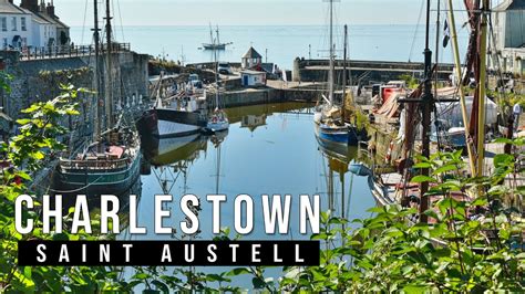 Charlestown Virtual Walk On A Summer Morning Cornwall 4k Video Youtube