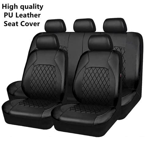 Isuzu DMax Mitsubishi Triton Ford Ranger PU Leather Car Seat Cover 5