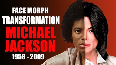 Michael Jackson Transformation Face Morph Evolution