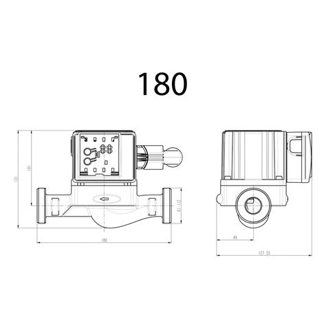 Elektroniczna energooszczędna pompa c o RS 25 40 180mm