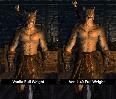 A Better Body Scale For Khajit And Argonian Male At Skyrim Nexus Mods