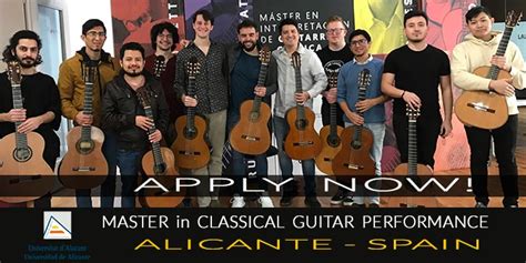 2023 Application Master Guitarra Alicante