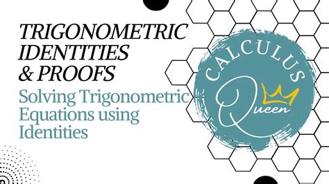 SOLVING TRIG EQUATIONS USING IDENTITIES TRIGONOMETRIC IDENTITIES