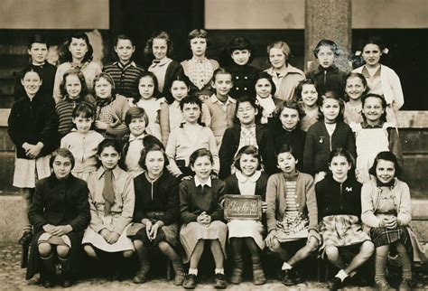 Photo De Classe CM1 Filles Mle Quillet De 1954 Ecole Du Centre Aix