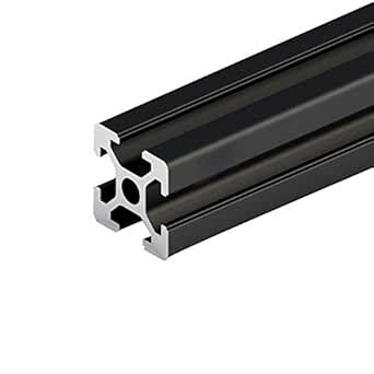 Pzrt Pcs Black Aluminum Profile European Standard Linear Rail