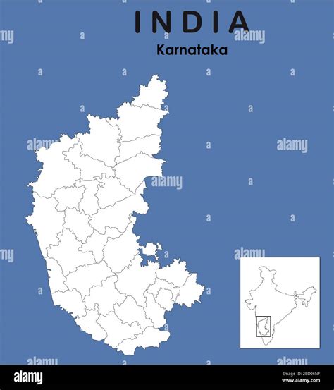 Karnataka Political Map With Districts / North Karnataka Wikipedia ...