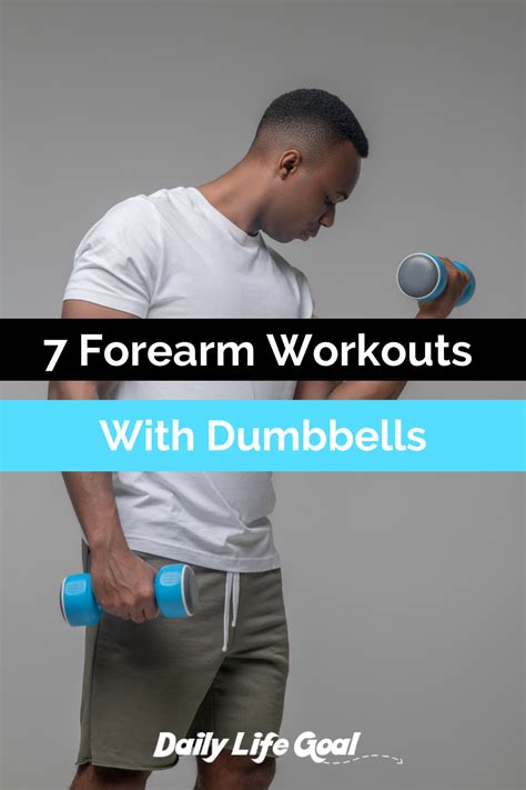 7 Forearm Workouts With Dumbbells | Forearm workout, Best dumbbell ...