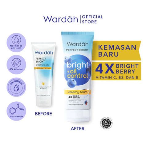 Wardah Perfect Bright Creamy Foam Brightening Oil Control Ml