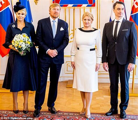 Queen Maxima Of The Netherlands Stuns In Navy In Slovakia Artofit