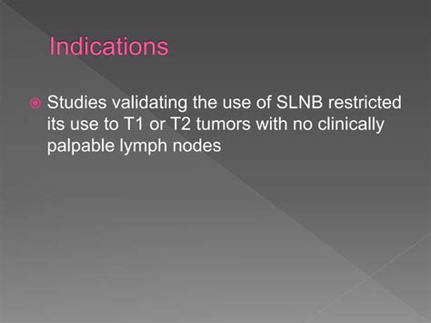 Sentinel Lymph Node Biopsy Slnb