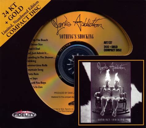 Janes Addiction Nothings Shocking Cd Hdcd Album 4 More 2012